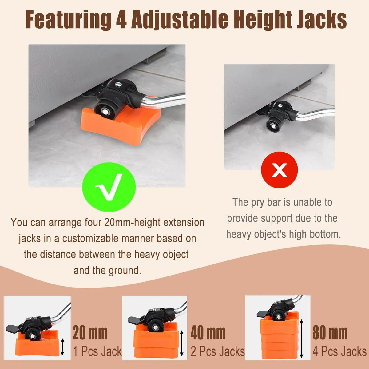 Furniture Movers with 360° Rotation Casters