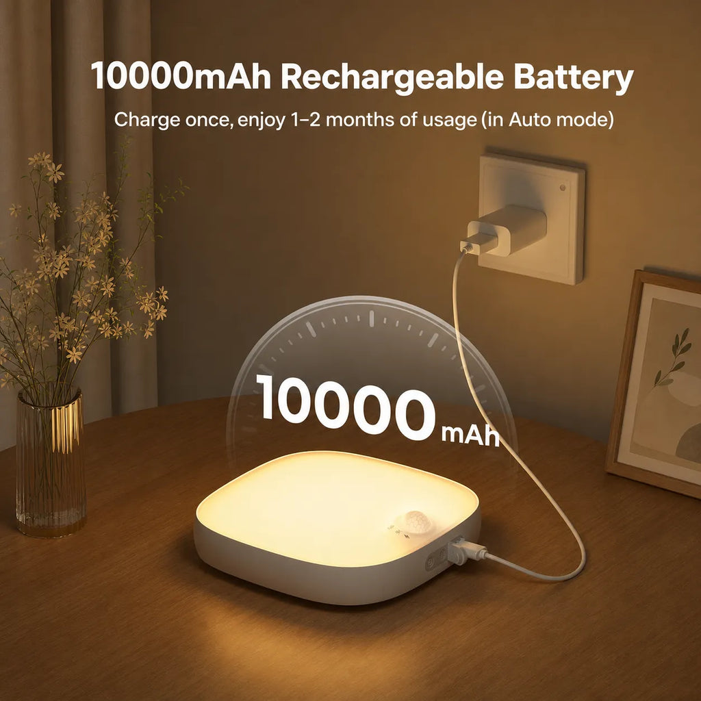 Rechargeable RGB Shower Light with Motion Sensor & Remote