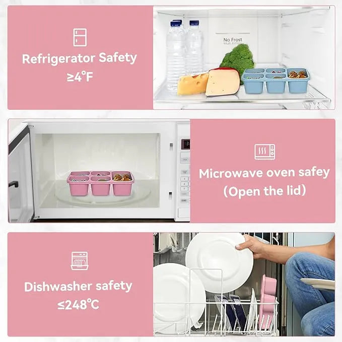Bento Snack & Meal Prep Containers
