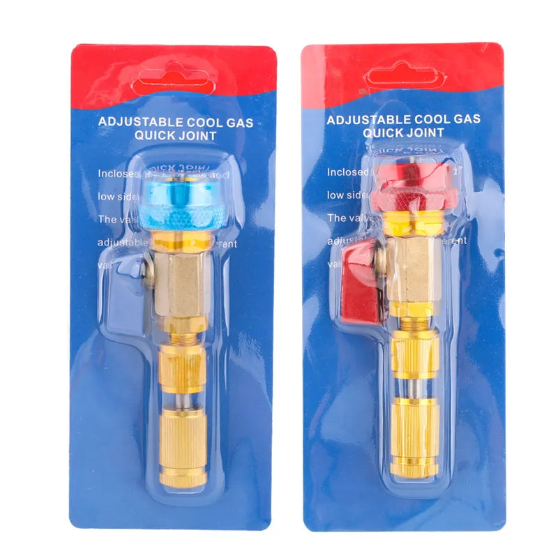AC Valve Core Remover Installer Tool Kit | Dual Versions for Home & Automotive AC | Dual Size SAE 1/4" & 5/16" Ports