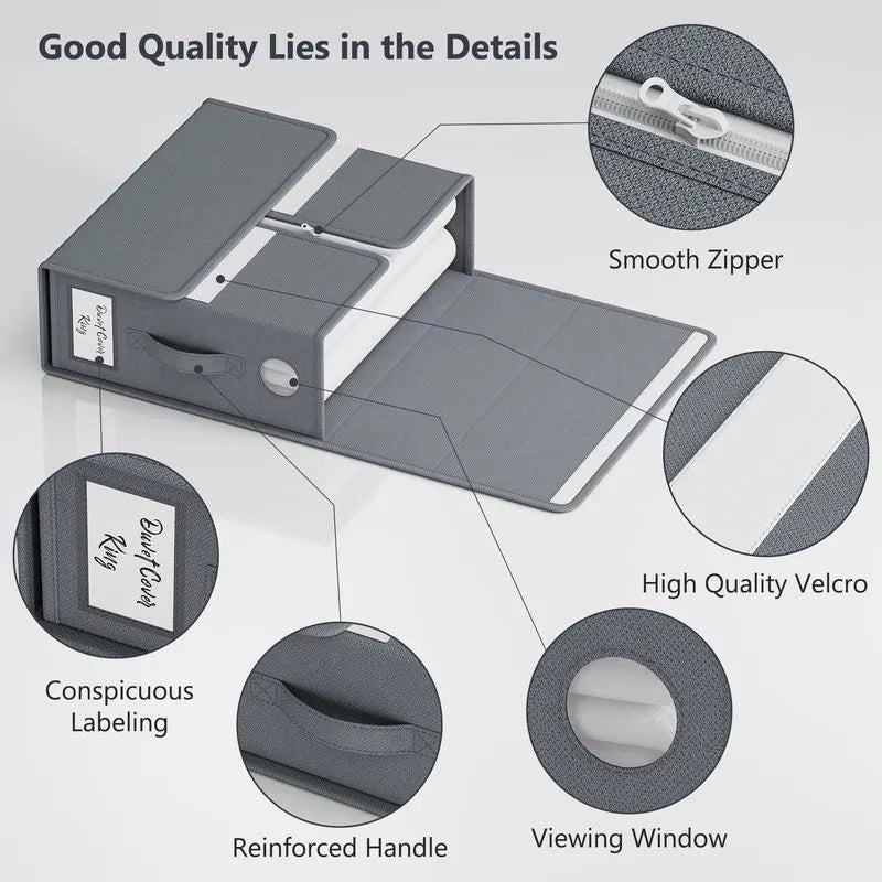 📦 Bed Sheet Organizers & Storage Boxes