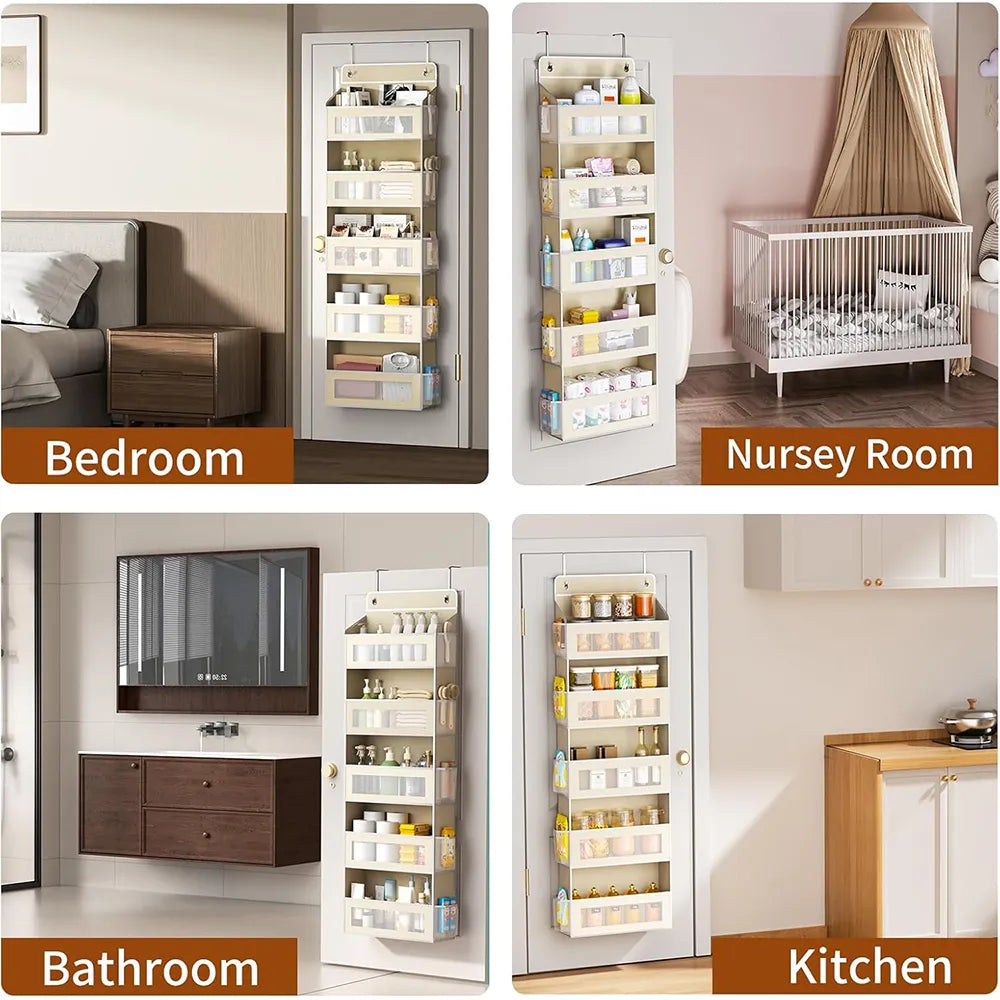 🚪 Door-mounted hanging storage organizer bags