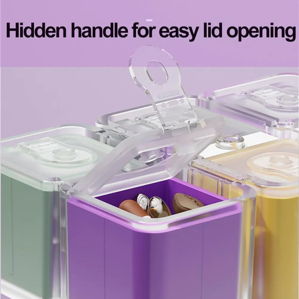 💊 Colorful Cube Pill Organizer