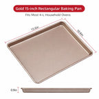 Nonstick Baking Pans Set - 9-inch, 13-inch, 15-inch – Perfect for Meats, Bread, and Cakes 🍰