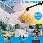💦Wireless home lithium battery water gun car wash machine