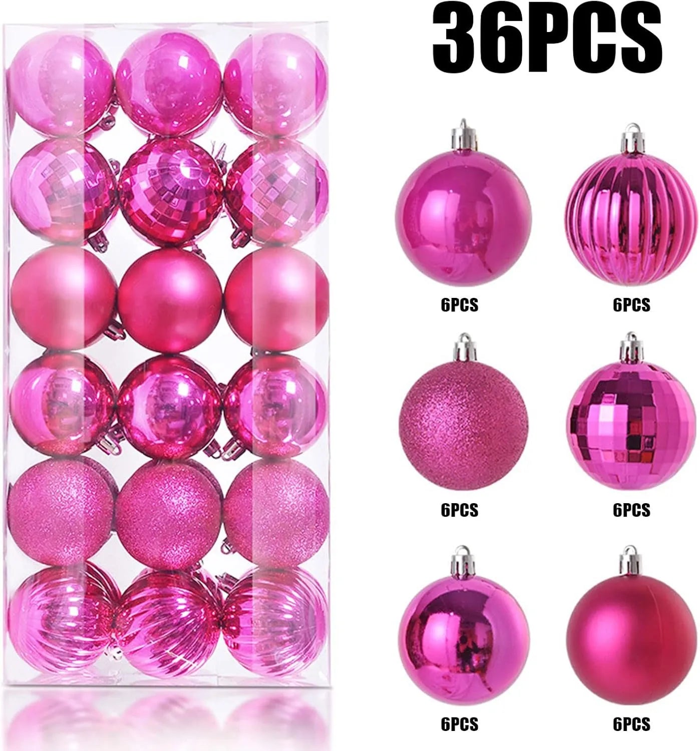 36 adornos de bola de Navidad