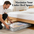 🛏️ Low Profile Under Bed Storage Containers