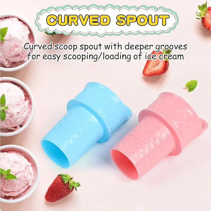 Colorful Delight: Versatile Ice Cream Cone Holders for Every Occasion
