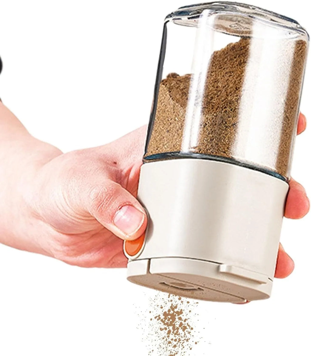 2PCS Smart Salt & Spice Dispenser – Precision Seasoning with One-Touch Control