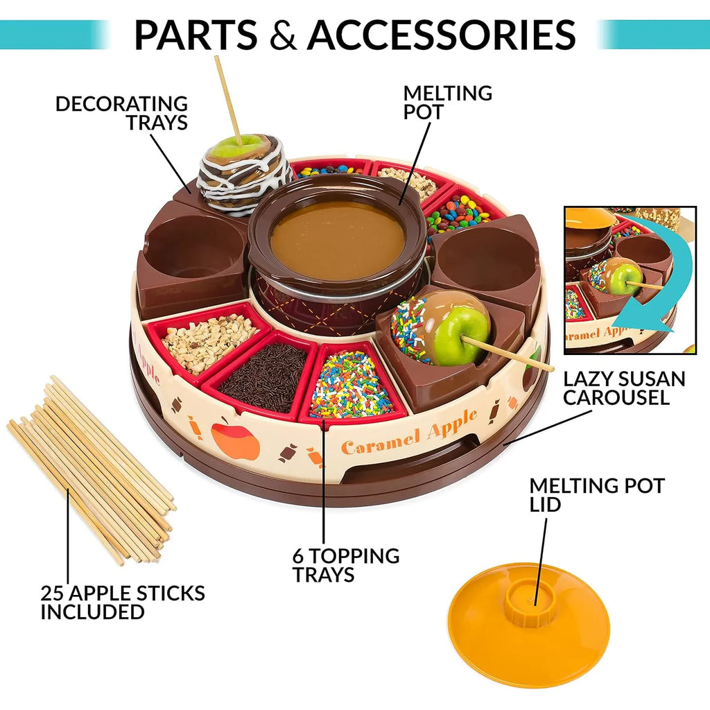 Dip & Decorate Chocolate and Caramel Apple Party Maker