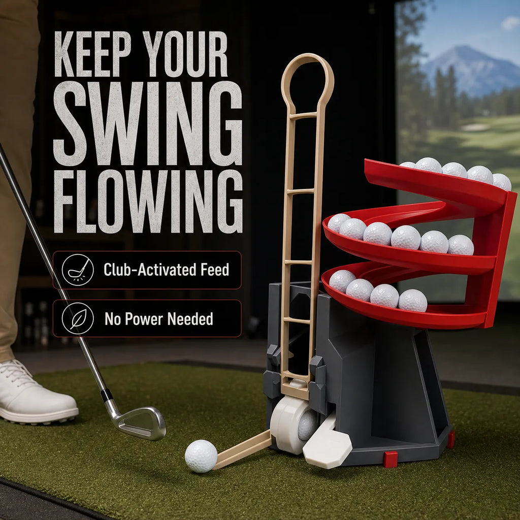 Golf Ball Dispenser Pro – Club-Activated Practice Ball Feeder