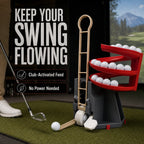 Golf Ball Dispenser Pro – Club-Activated Practice Ball Feeder