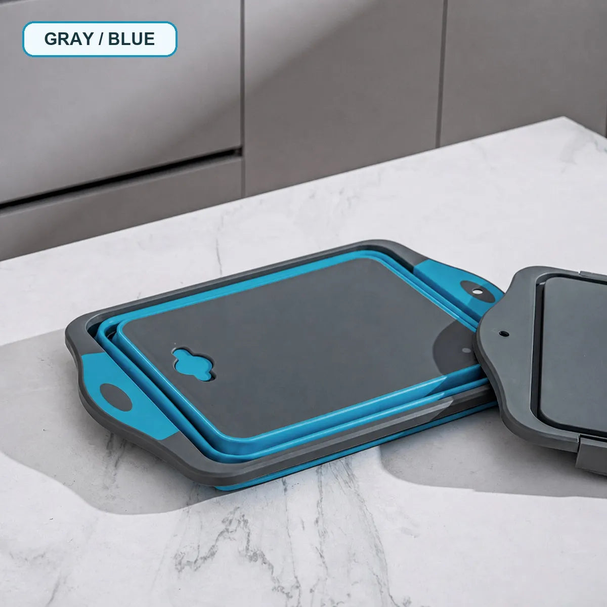 3-in-1 Collapsible Cutting Board & Prep Station