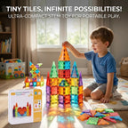 🧲 Magnetic Tiles Mini Set for Kids
