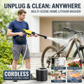 💦Wireless home lithium battery water gun car wash machine