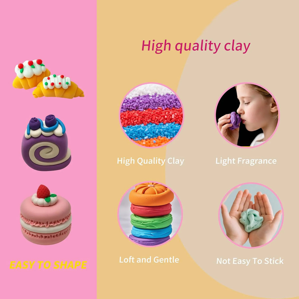 🎨 Kids' Air-Dried Clay Set – The Ultimate Creative Gift for Christmas!