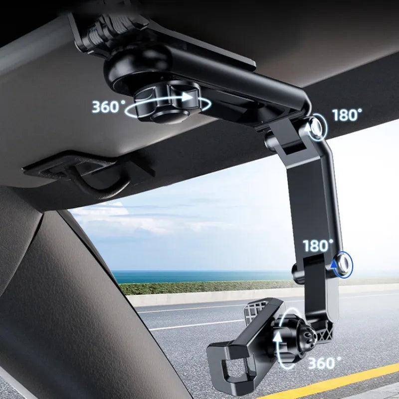 360° Rotatable Multifunctional Phone Holder Stand - Car Mount Accessory