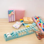 18-Strip Expandable Tape Prep Station for Faster Gift Wrapping