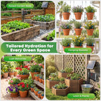 🌱 Solar-Powered Drip Irrigation System – Automatic Garden Watering Kit ☀️💧