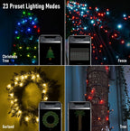 🎄 Bluetooth App-Controlled RGB Christmas Lights – Music Sync, Timer & Smart Color Effects