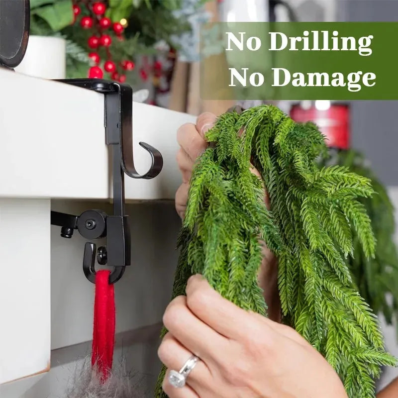 🛒Fireplace Stocking and Garland Hanger