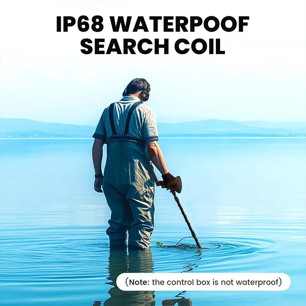 🔎 Waterproof Metal Detector for Adults & Kids – Treasure Hunting Adventure Kit 🏆🌊