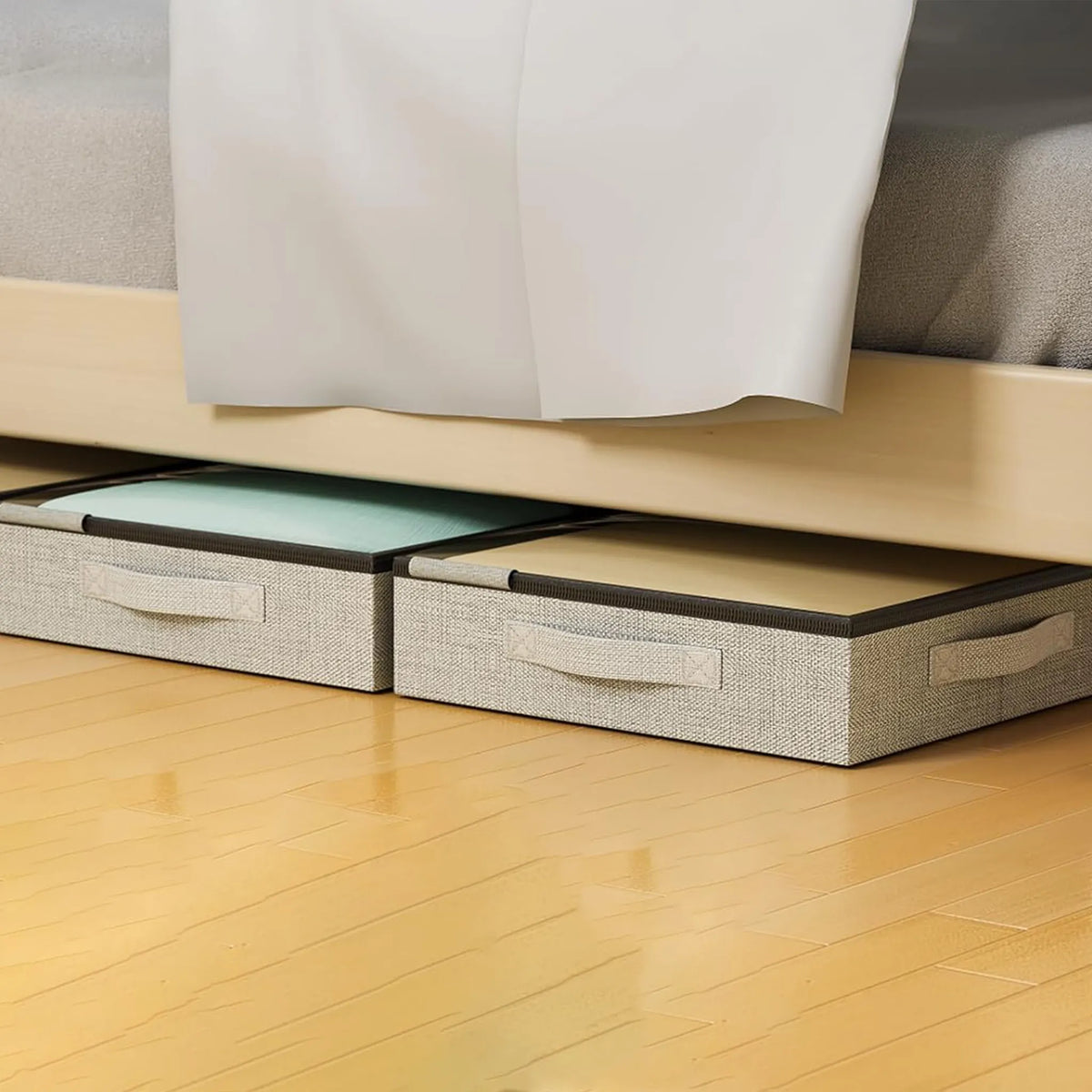 🛏️ Low Profile Under Bed Storage Containers