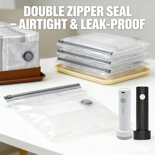 9-Piece Rechargeable Vacuum Compression Bag Set