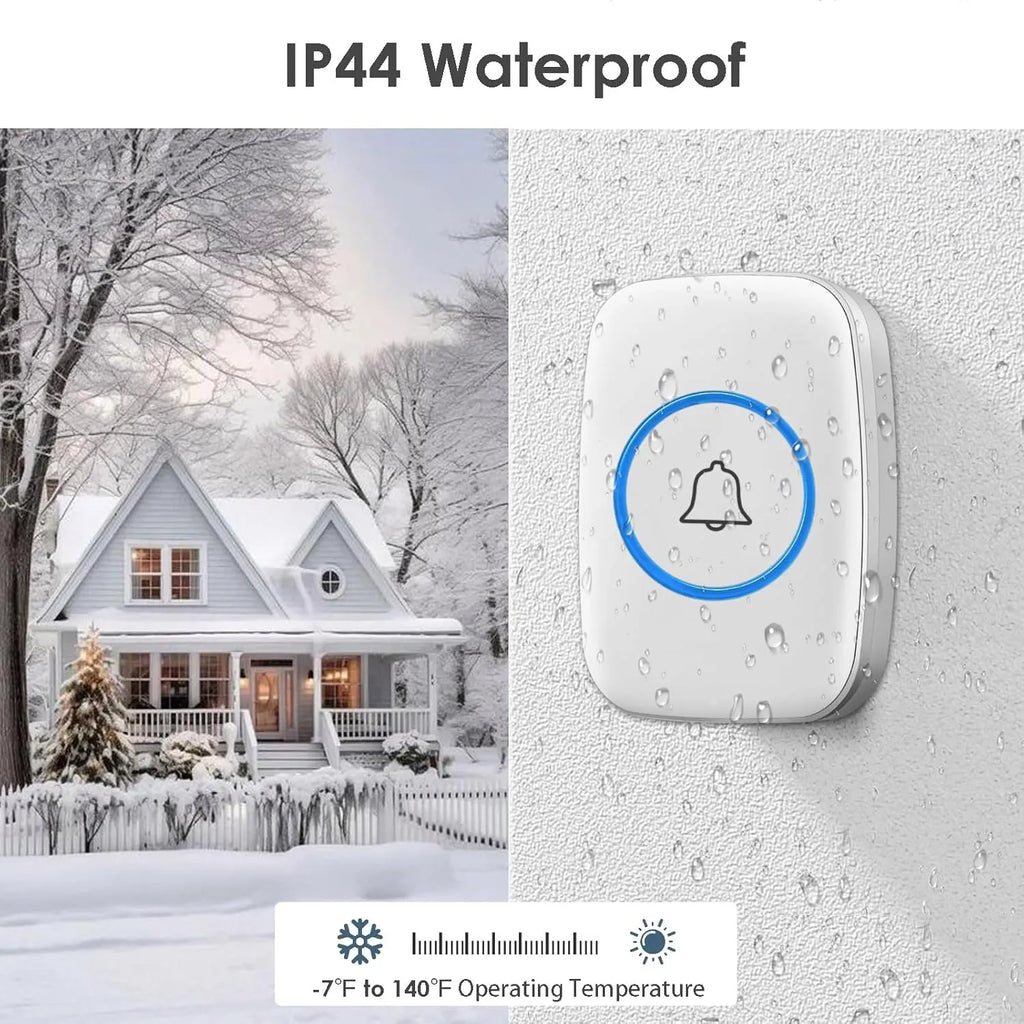 Hear-It-Anywhere Wireless Doorbell Chime
