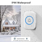 Hear-It-Anywhere Wireless Doorbell Chime