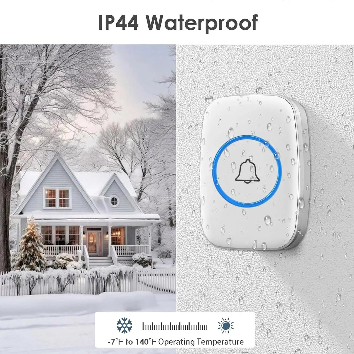 Hear-It-Anywhere Wireless Doorbell Chime