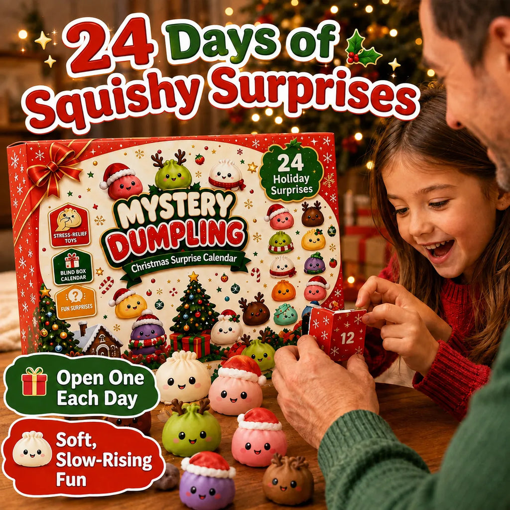 24-Day Christmas Mystery Dumpling Squishy Advent Calendar