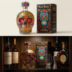 🔥Day of the Dead Limited Edition Tequila Bottle & Goblet – Limited Edition Art Glass
