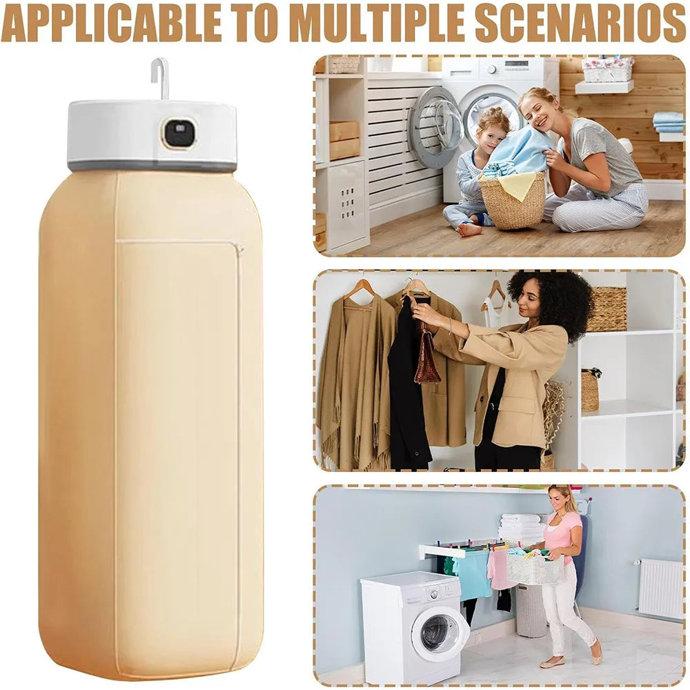 👕 Portable Foldable Clothes Dryer with Timer & Sterilization Function
