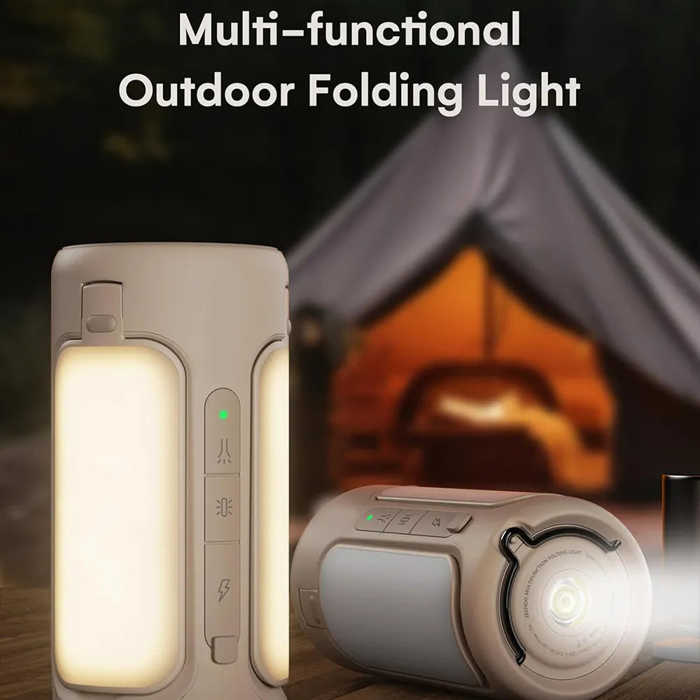 🔦 Rechargeable LED Camping Lantern & Power Bank