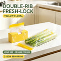 Double-Rib Fresh-Lock Vegetable Storage Bags