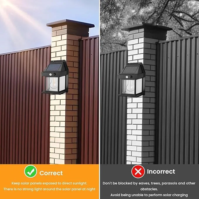 💡legant Solar Wall Lanterns