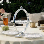 Space-Saving 3-Tier Foldable Serving Stand
