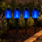 Solar Flickering Flame Torch Lights