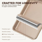 Nonstick Baking Pans Set - 9-inch, 13-inch, 15-inch – Perfect for Meats, Bread, and Cakes 🍰