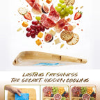 Portable Chilled Charcuterie Board with Locking Lid