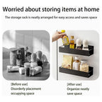 🧲 Magnetic Storage Rack Organizer – Punch-Free Kitchen Space Saver