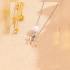 Keep Going Pearl Pendant Necklace