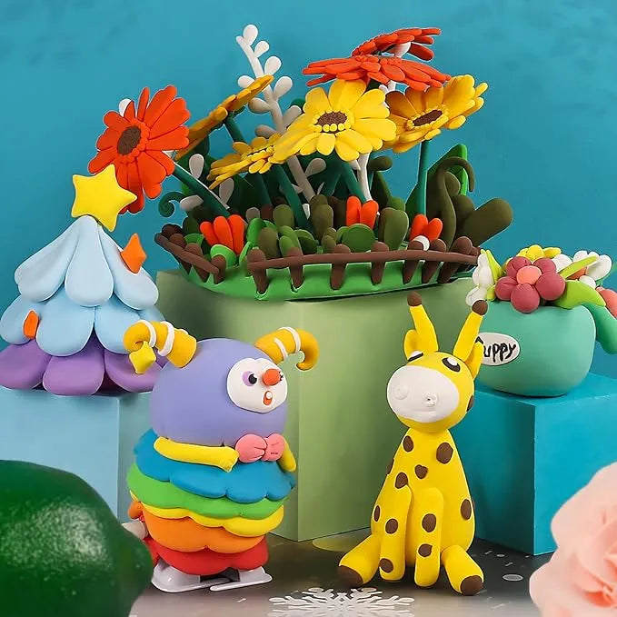 36-Color Air Dry Clay Set | Safe, Fun, and Creative Playtime for Kids!