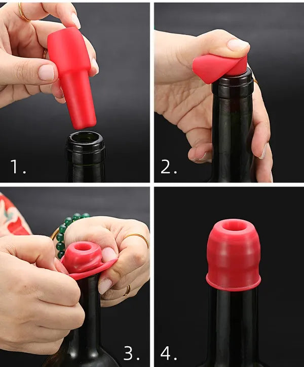 🍷Wiederverwendbarer Sektflaschenstopper