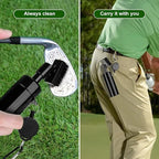 ⛳ Golf Club Cleaning Brush with Water Reservoir – Play Cleaner, Score Better