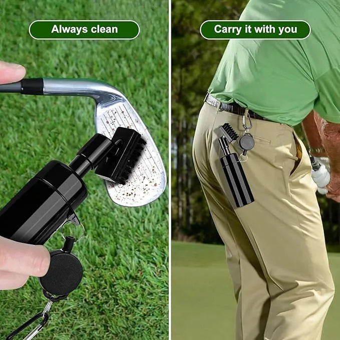 ⛳ Golf Club Cleaning Brush with Water Reservoir – Play Cleaner, Score Better