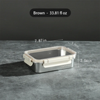 🍱Stainless Steel Leak-Proof Food Storage Container with Lid-2 Pcs