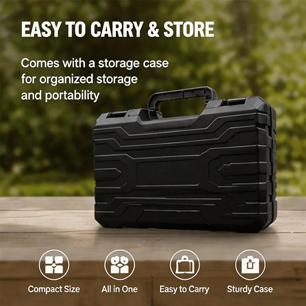 🚿Cordless High-Pressure Washer – Portable Battery-Powered Cleaner with 6-in-1 Nozzle