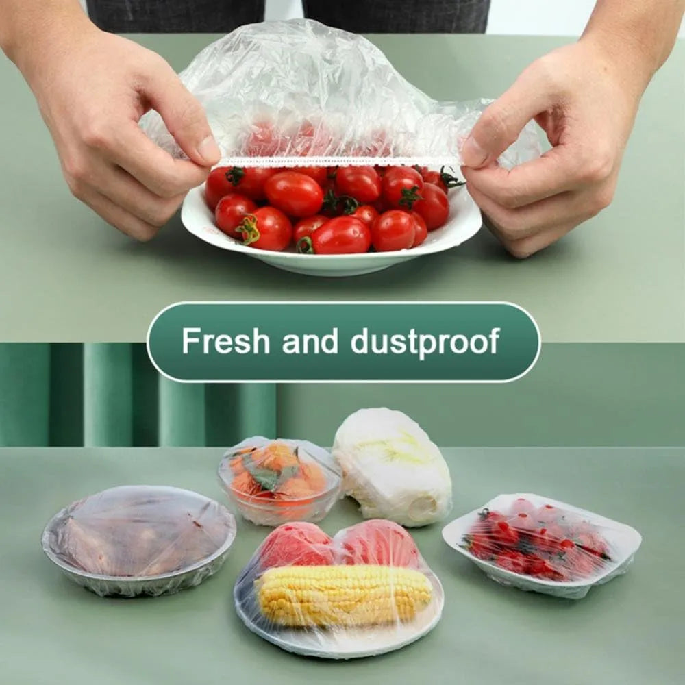 Quick-Cover Elastic Food Covers